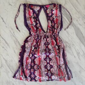 Betsey johnson Women's Pink and Purple Blouse